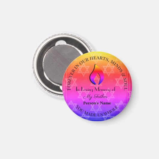 Bereavement Candle Magnet door HAMbyWG (Voorkant / Achterkant)