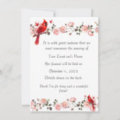 Bereavement Funeral Notification of Passing Card Feestdagenkaart (Voorkant)