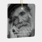 Bereavement Memorial Keepslag voor grootvader Keramisch Ornament (Rechts)