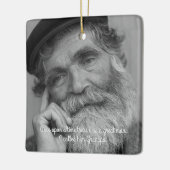 Bereavement Memorial Keepslag voor grootvader Keramisch Ornament (Links)