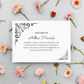 Bereavement Sympathie Funeral Bedankt voor je opme