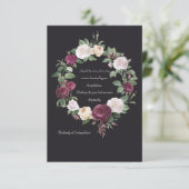 Bereavement Wreath-dank Kaart (Staand voorkant)