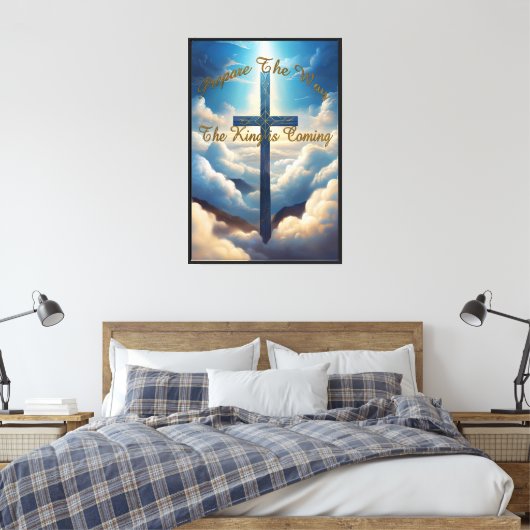 Bereid de weg canvas afdruk (Insitu (Slaapkamer))