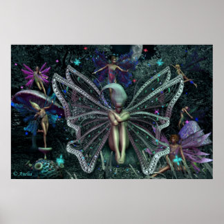 Bereid een nachtelijke charme (poster) poster