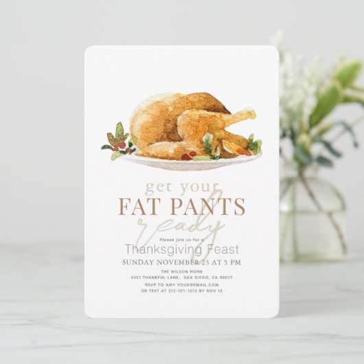 Bereid je favoriete mieren voor op de Thanksgiving Kaart (Staand voorkant)