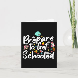 Bereid je voor om een grappige sarcastische leraar kaart