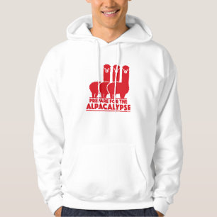 Bereid je voor op de alpacalypse hoodie