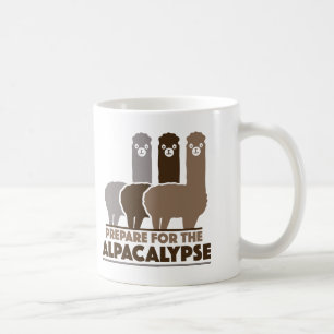 Bereid je voor op de alpacalypse koffiemok