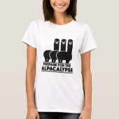 Bereid je voor op de alpacalypse t-shirt (Voorkant)