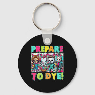 Bereid je voor op Groovy Dye Easter Horror Dyeing Sleutelhanger