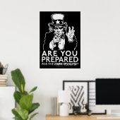 Bereid je voor op het Zombie Apocalypse Poster (Thuiskantoor)