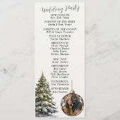 Bereid je voor op je bruiloft dit seizoen programmakaart (Achterkant)