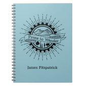 Bereid je voor op Wander Travel Journal Notitieboek (Voorkant)