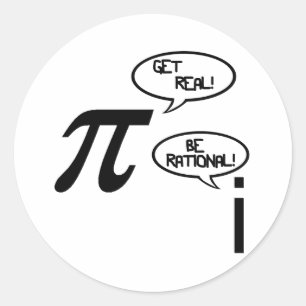 Bereid je voor ronde sticker