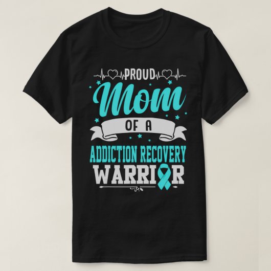 Bereid mam van een Warrior voor nuttige toepassing T-shirt (Design voorkant)