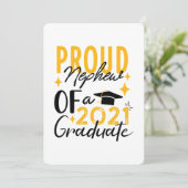 Bereid Nephew van een afstuderen Wenskaart van 202 Aankondiging (Staand voorkant)