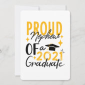 Bereid Nephew van een afstuderen Wenskaart van 202 Aankondiging (Voorkant)