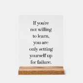 Bereid om acrylverf te leren acryl bord (Voorkant)