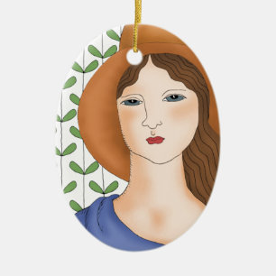 Bereid om biologisch te zijn keramisch ornament