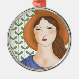 Bereid om biologisch te zijn metalen ornament