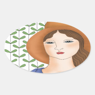 Bereid om biologisch te zijn ovale sticker