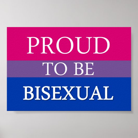 Bereid om biseksueel Poster te zijn (Voorkant)