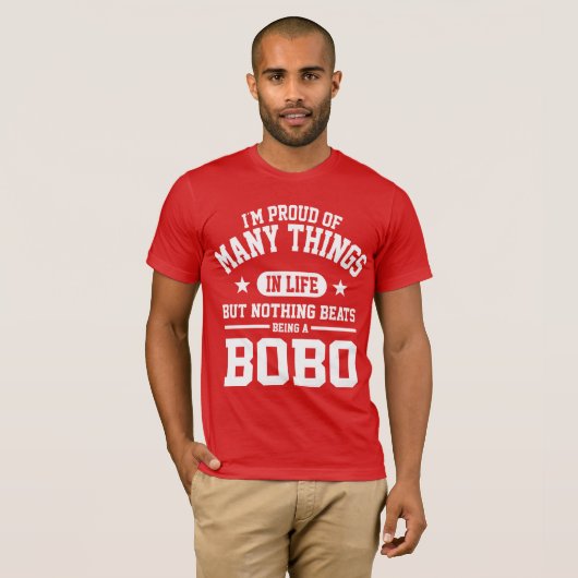 Bereid om Bobo te zijn T-shirt (Voorkant volledig)