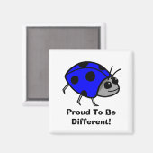 Bereid om een ander blauw Ladybug te zijn Magneet (Voorkant / Achterkant)