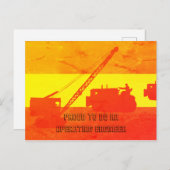 Bereid om een bedrijfsingenieur-zuidwestkleuren te briefkaart (Voorkant / Achterkant)