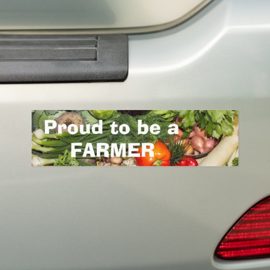 Bereid om een boer te zijn bumpersticker (Op auto)