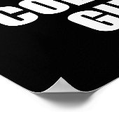 Bereid om een CODING GIRL te zijn Poster (Hoek)