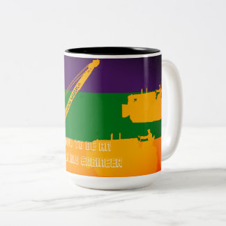 Bereid om een COLORFUL-MOK van de bedrijfsingenieu Tweekleurige Koffiemok