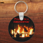 Bereid om een FIREFIGHTER te zijn! sleutelhanger (Voorkant)