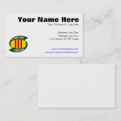 Bereid om een Vietnam Vet te worden Visitekaartje (Voorkant / Achterkant)