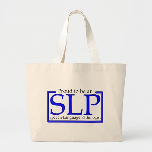 Bereid om SLP te zijn Grote Tote Bag (Voorkant)