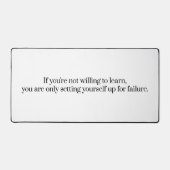 Bereid om te leren Desk Mat (Voorkant)