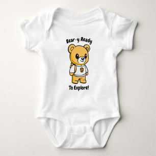 Bereid om te Ontdekken! Knuffel Beer Romper