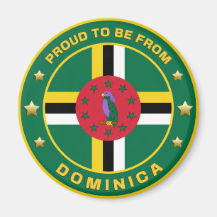 Bereid om uit Dominica te komen Magneet