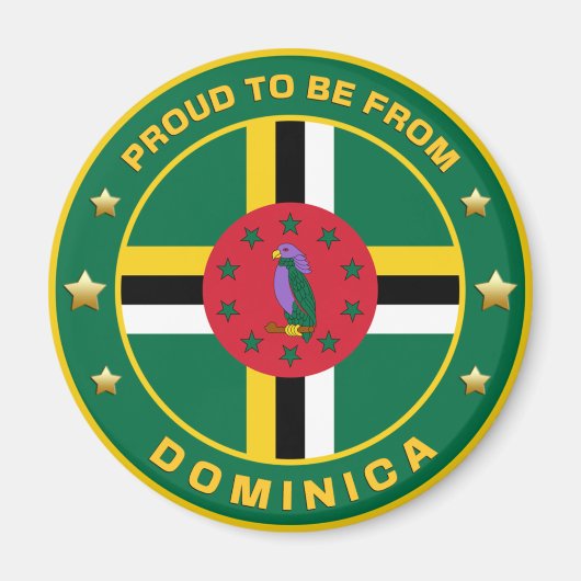 Bereid om uit Dominica te komen Magneet (Voorkant)