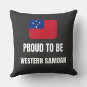 Bereid om Western Samoan te worden Kussen (Achterkant)