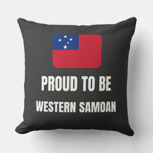 Bereid om Western Samoan te worden Kussen (Voorkant)