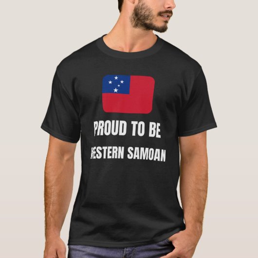 Bereid om Western Samoan te worden T-shirt (Voorkant)