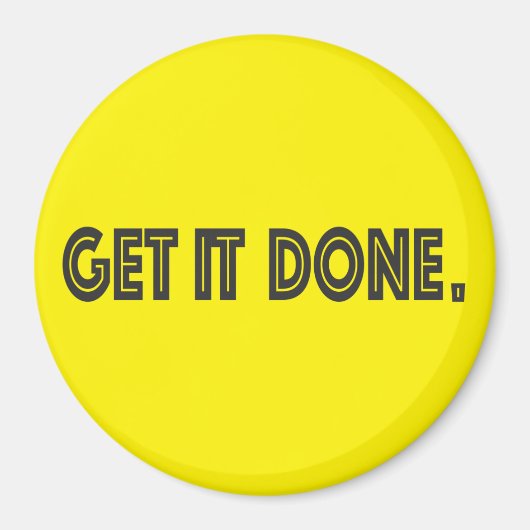 Bereid Periode Geel Motivatie Magneet (Voorkant)