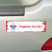 Bereid. Voor levenslange Bumpersticker (Op auto)