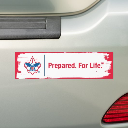 Bereid. Voor levenslange Bumpersticker (Op auto)