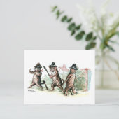 Bereide katten Louis Wain Briefkaart (Staand voorkant)
