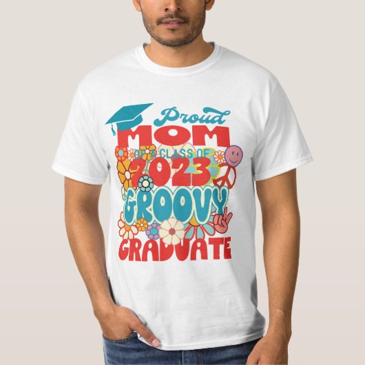 Bereide MOM van een klasse van 2023 Afstuderen Ret T-shirt (Voorkant)