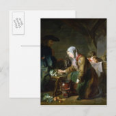 Bereiding van een maaltijd briefkaart (Voorkant / Achterkant)