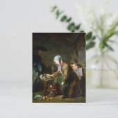 Bereiding van een maaltijd briefkaart (Staand voorkant)