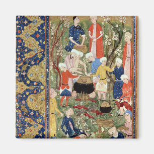 Bereiding van een maaltijd magneet